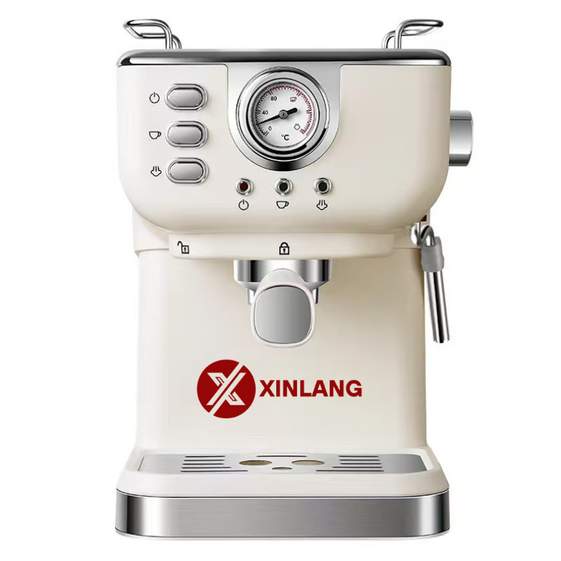XLCR09 Italian Semi-Automatic Espresso Machine with Steam and Heating (1.8L, Automatic)