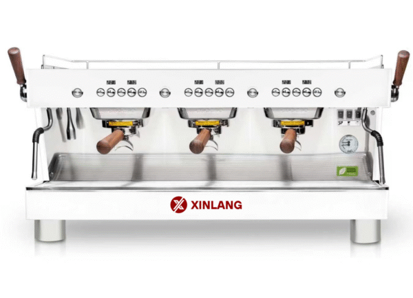 XINLANGS TMANTIS-SAT Commercial Multi-Group Espresso Coffee Machine (3 Group, Touch Screen, Dual Boiler)